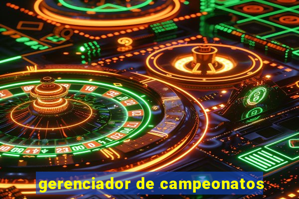 gerenciador de campeonatos